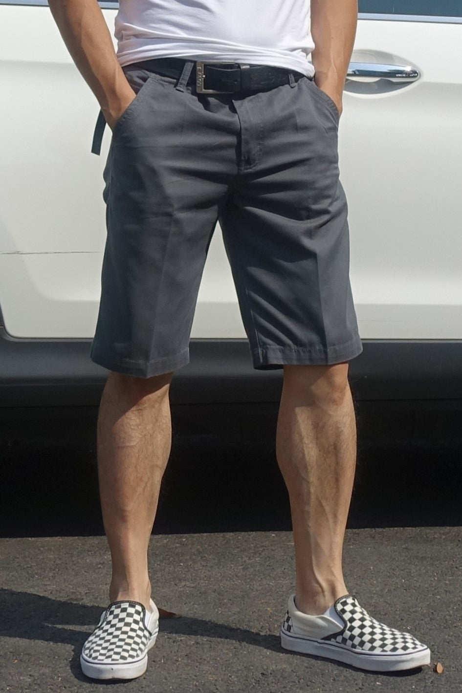 Zennio Quần short chino nam lưng liền