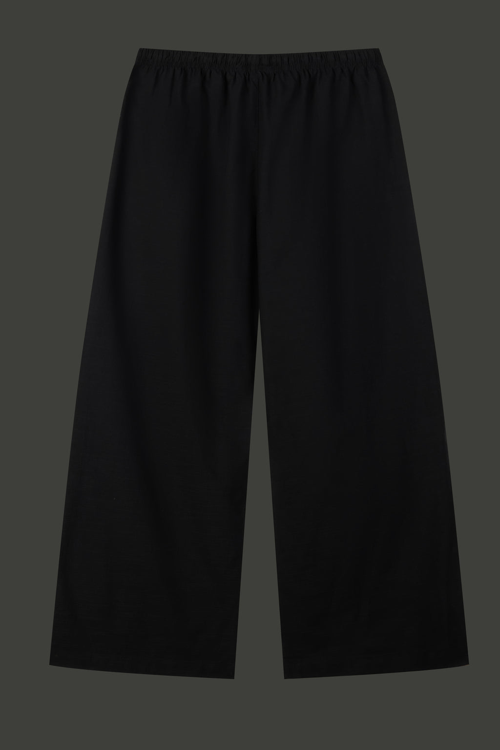 La Forbie Women's Linen Viscose Wide Leg Drawstring Pants