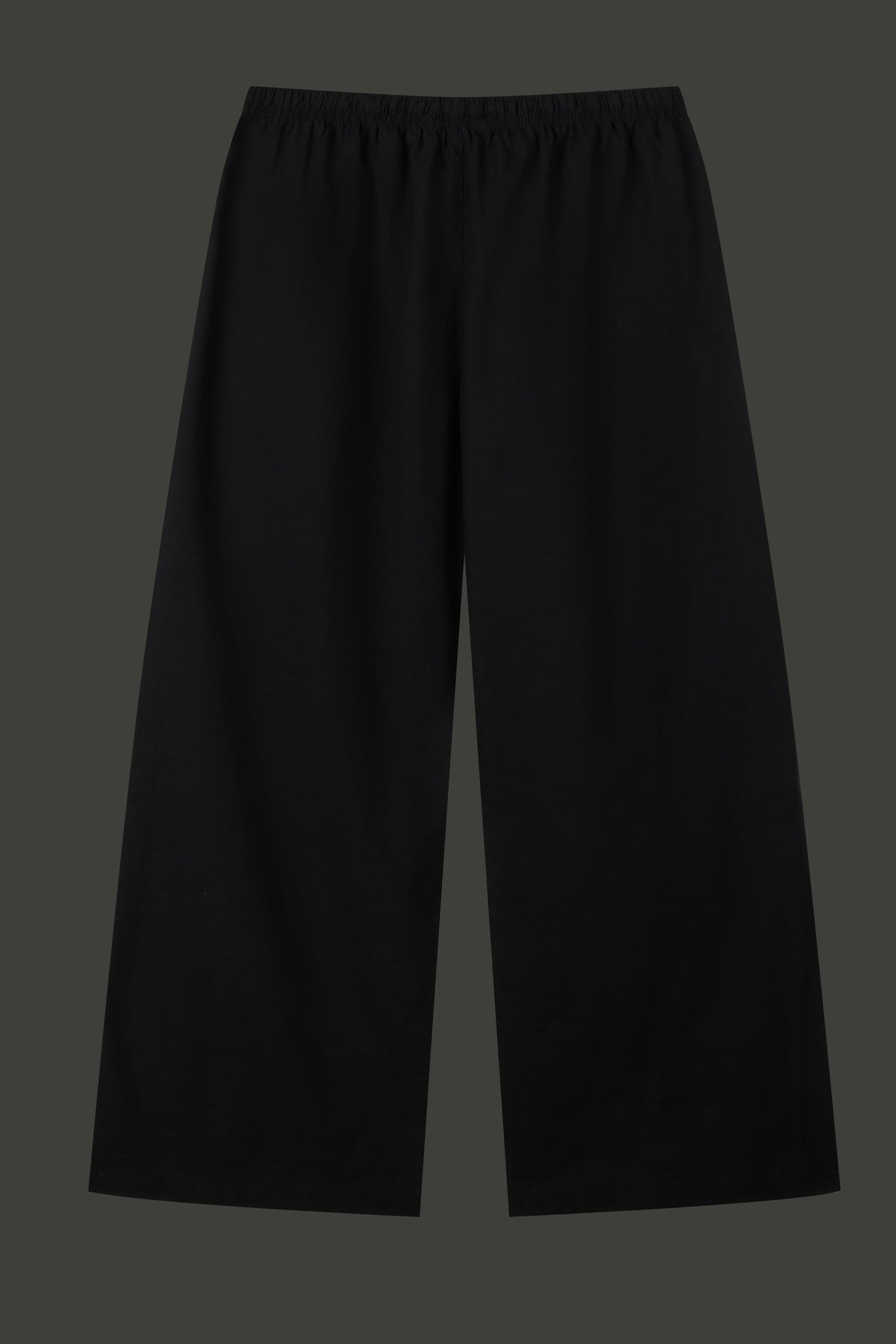 La Forbie Women's Linen Viscose Wide Leg Drawstring Pants