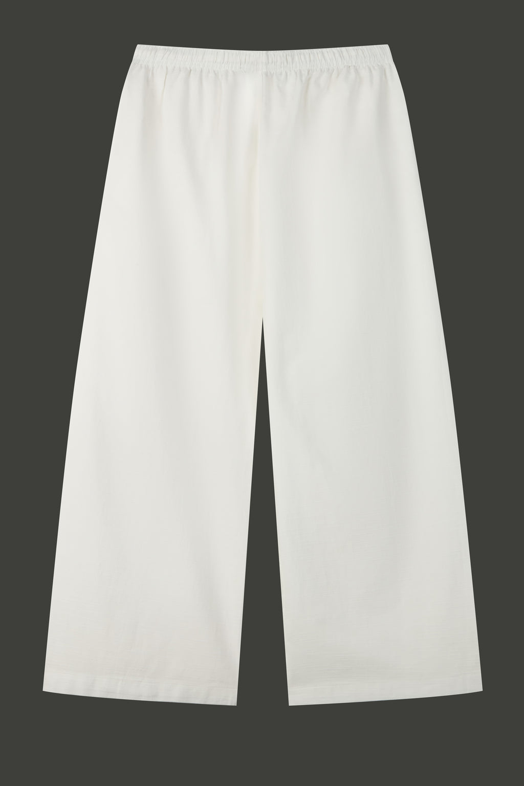 La Forbie Women's Linen Viscose Wide Leg Drawstring Pants