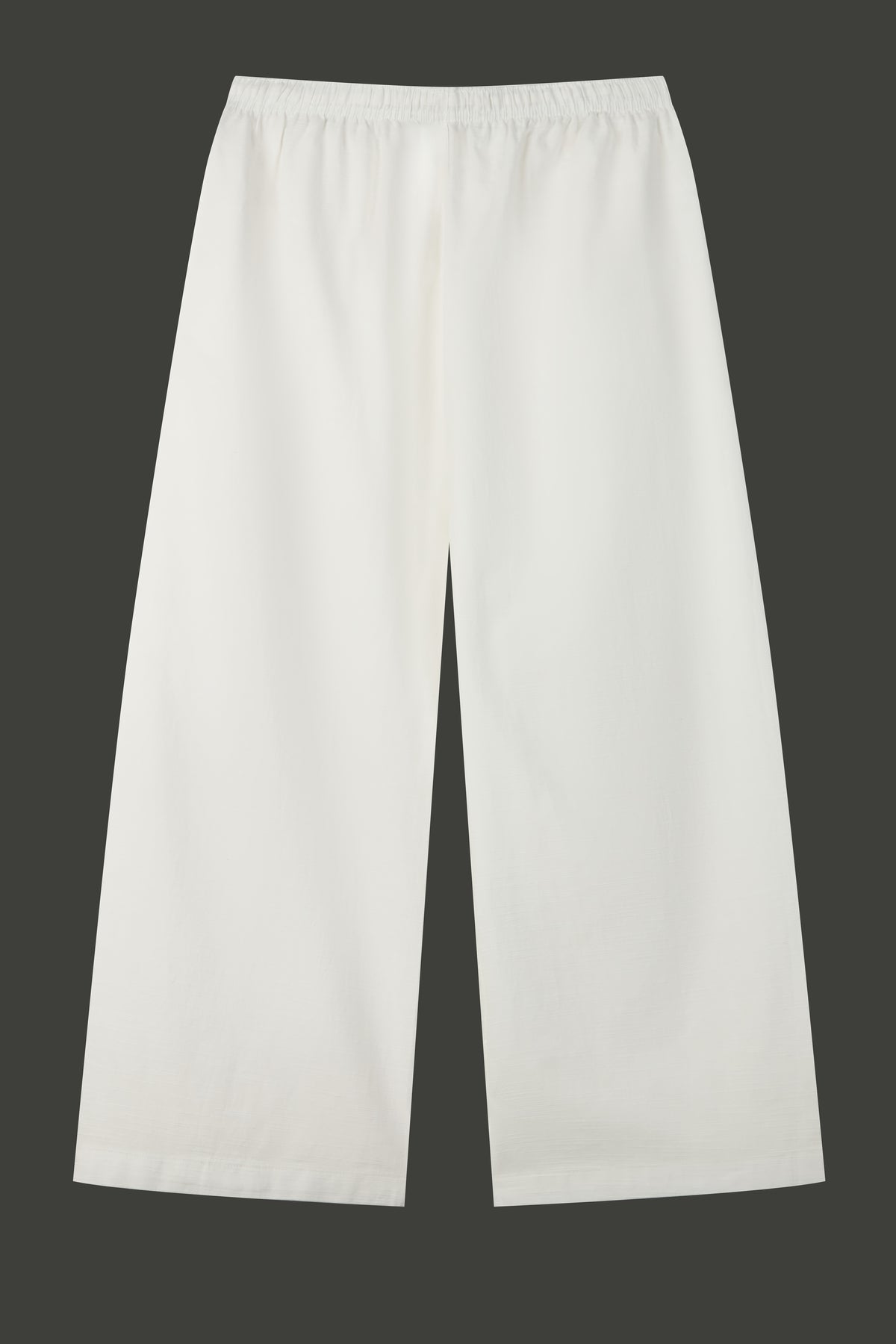 La Forbie Women's Linen Viscose Wide Leg Drawstring Pants
