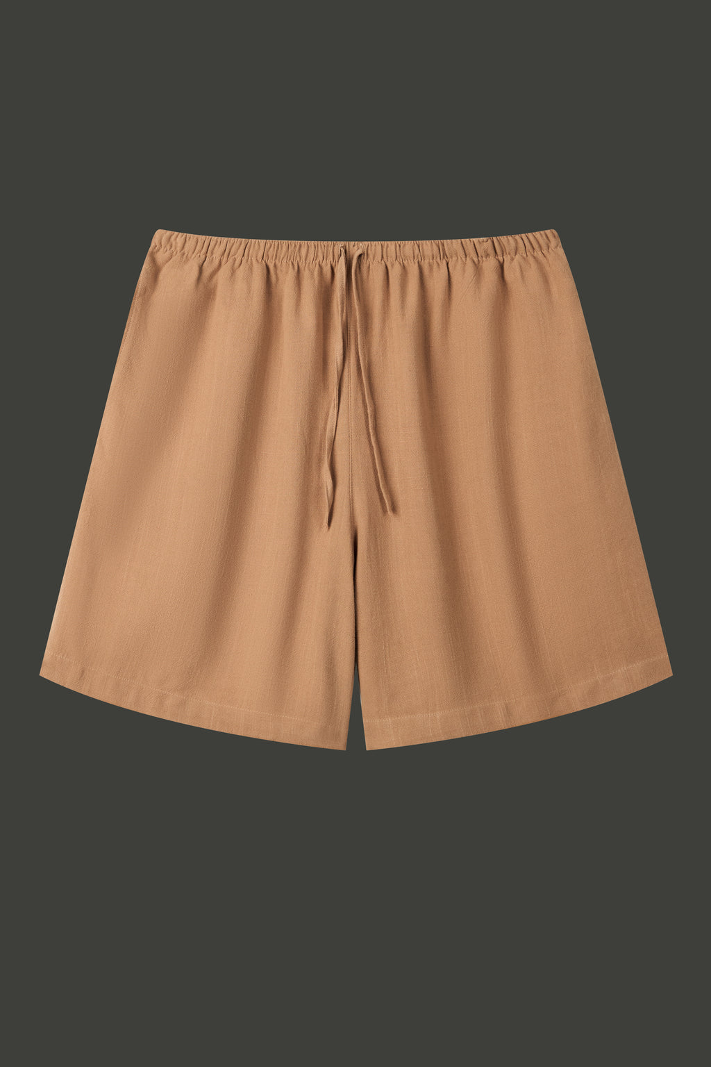 La Forbie Women's Linen Blend Relaxed Drawstring Shorts