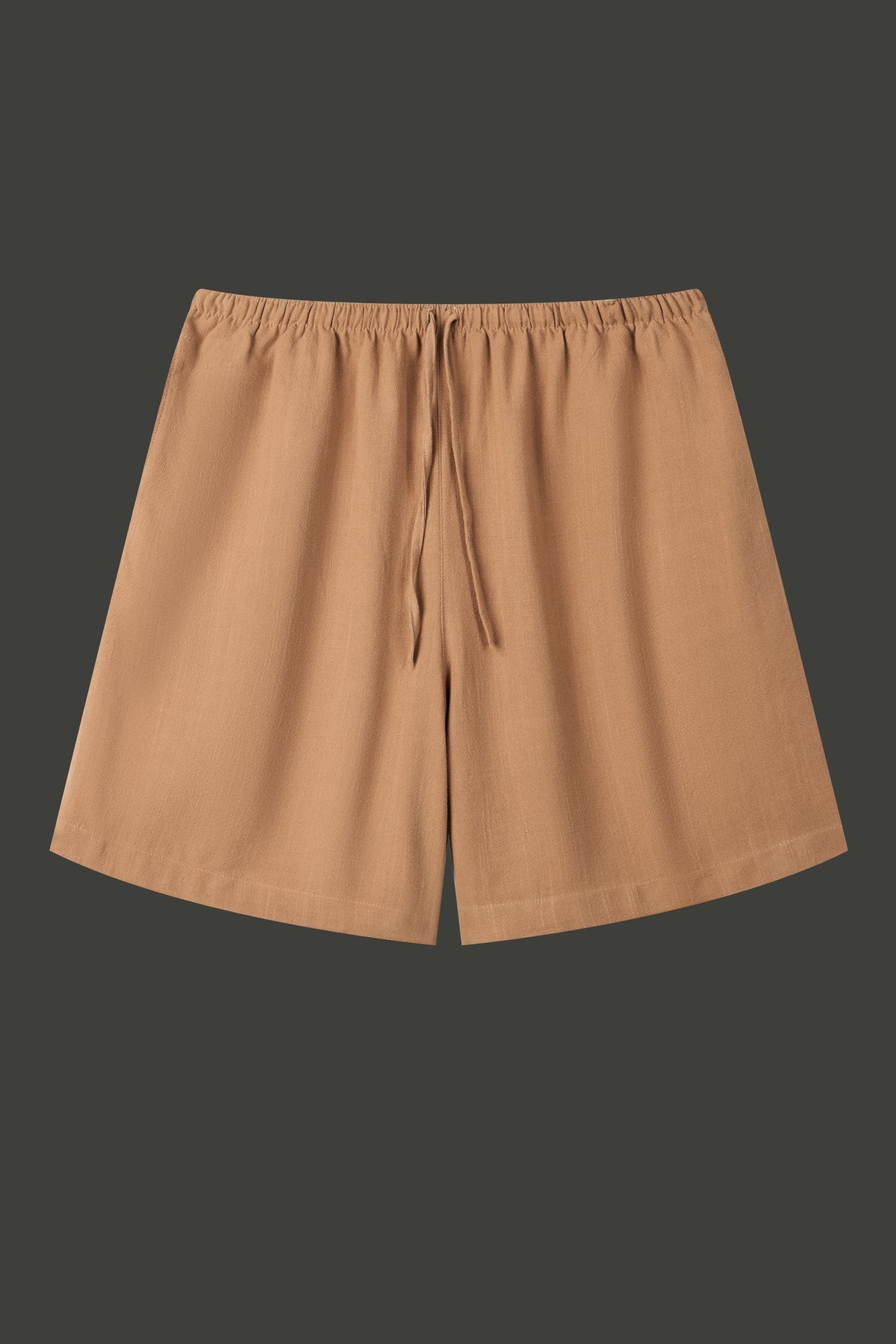 La Forbie Women's Linen Blend Relaxed Drawstring Shorts