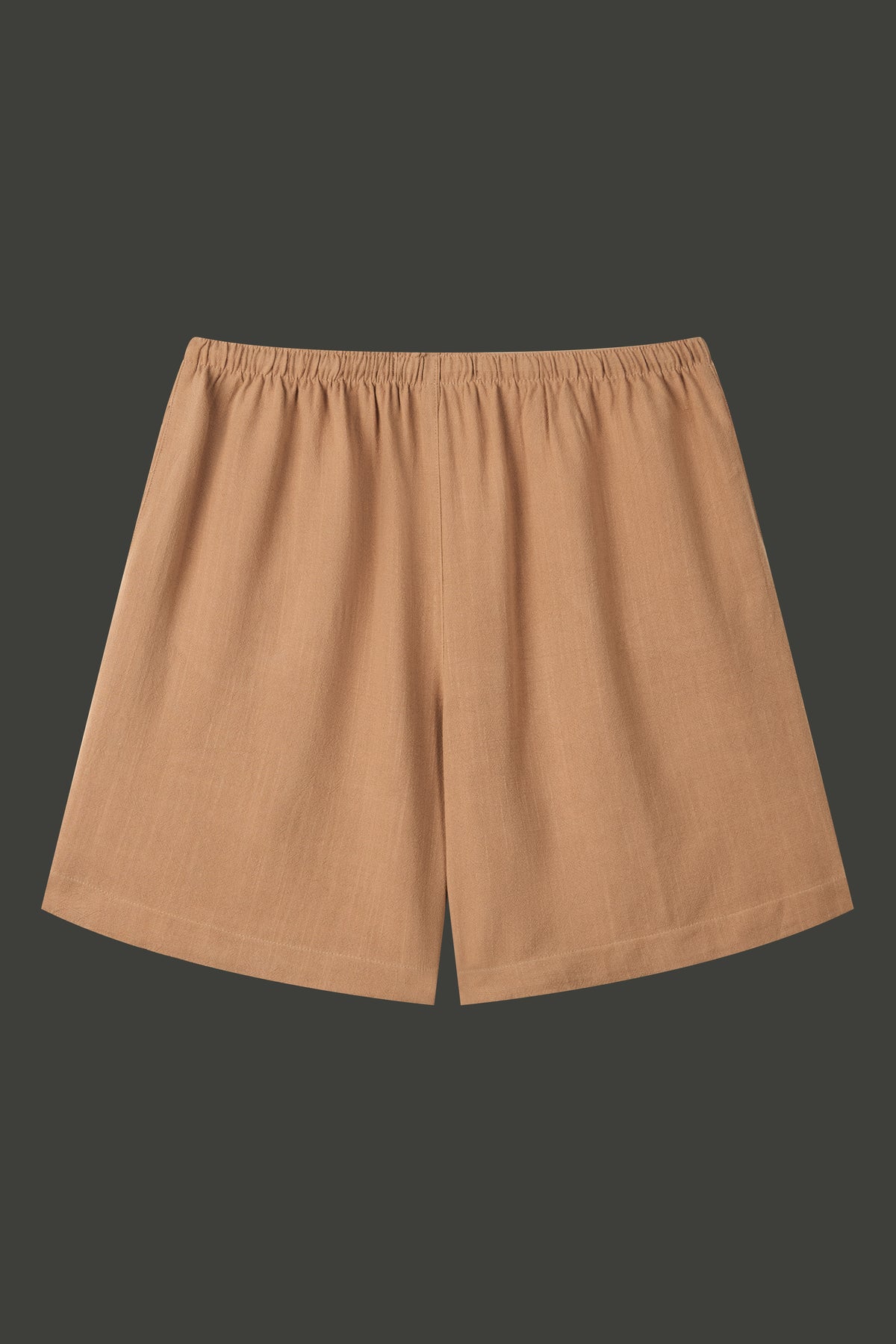 La Forbie Women's Linen Blend Relaxed Drawstring Shorts