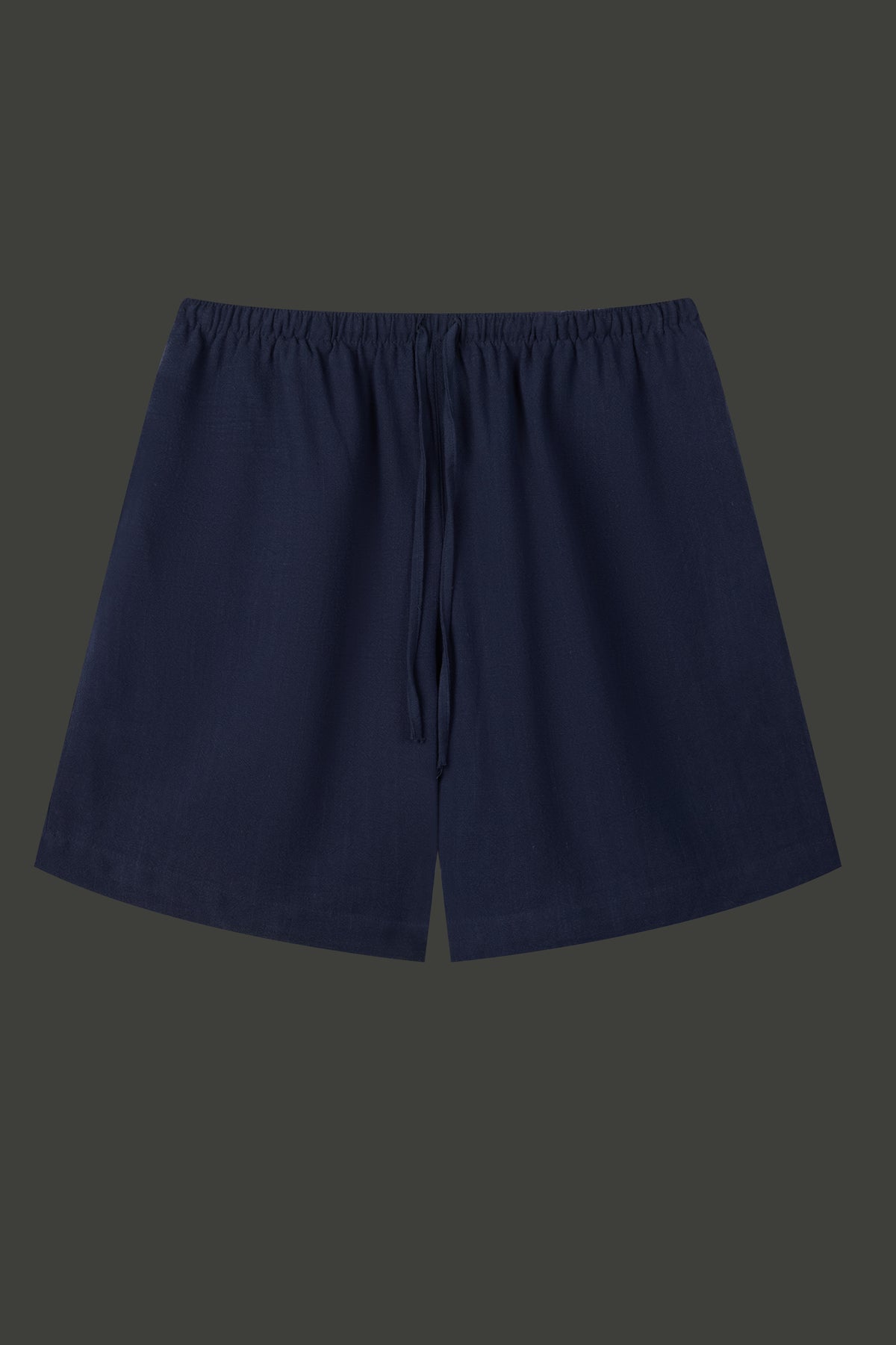 La Forbie Women's Linen Blend Relaxed Drawstring Shorts