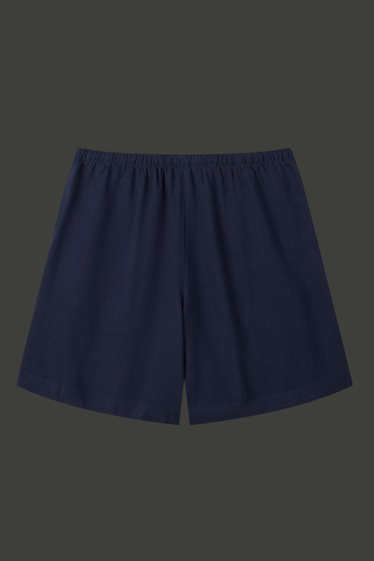 La Forbie Women's Linen Blend Relaxed Drawstring Shorts