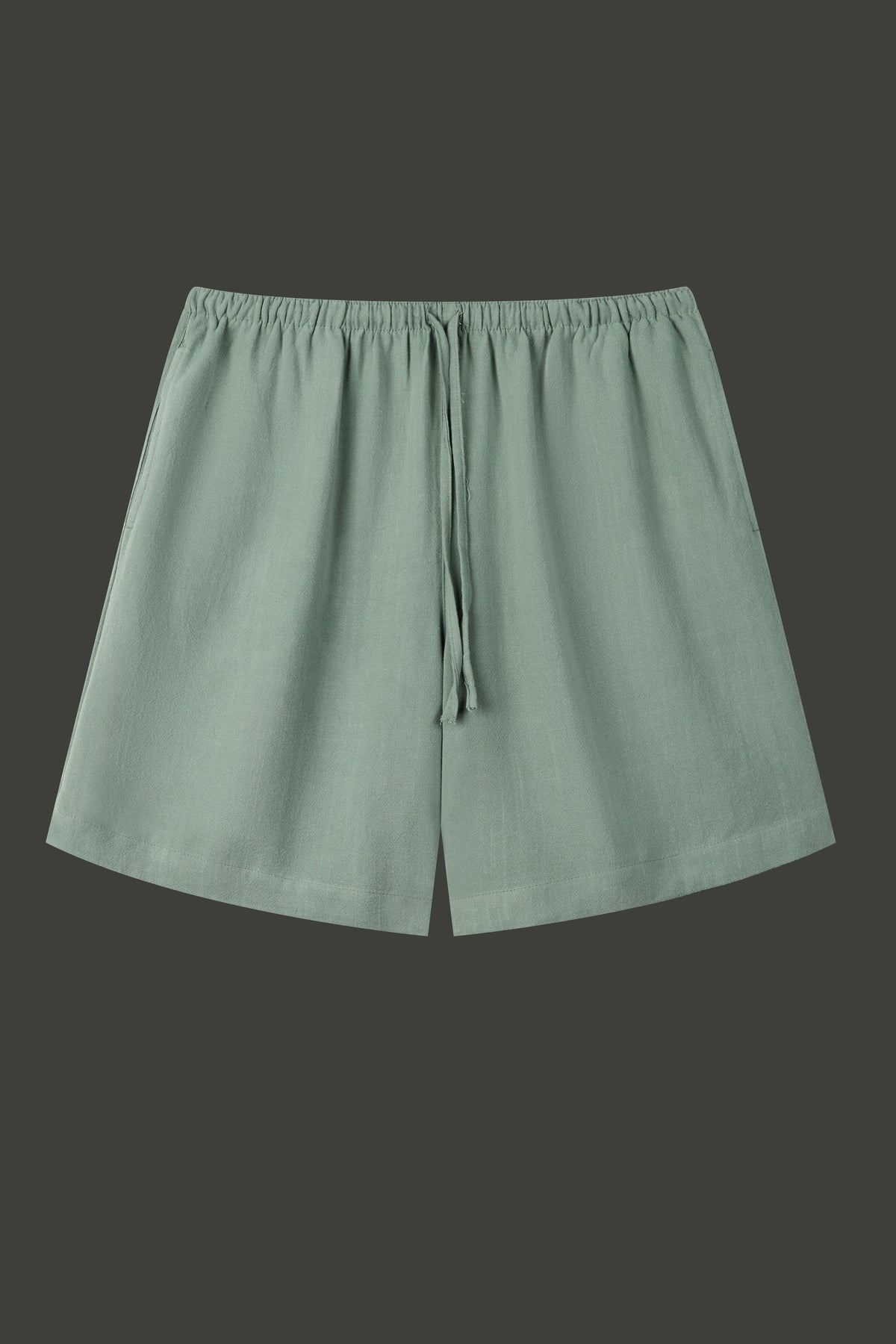 La Forbie Women's Linen Blend Relaxed Drawstring Shorts