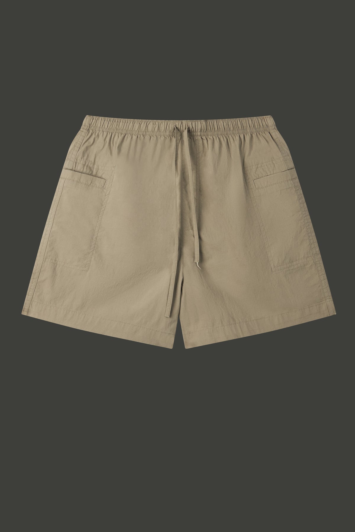 La Forbie Women's Nylon Wrap Patch Pocket Drawstring Shorts