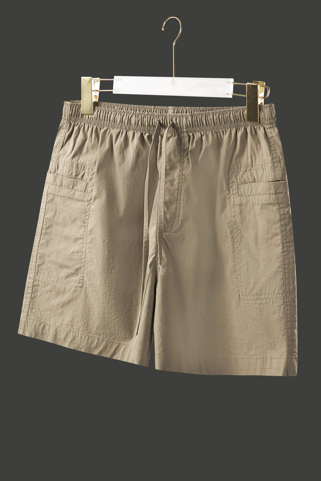 La Forbie Women's Nylon Wrap Patch Pocket Drawstring Shorts