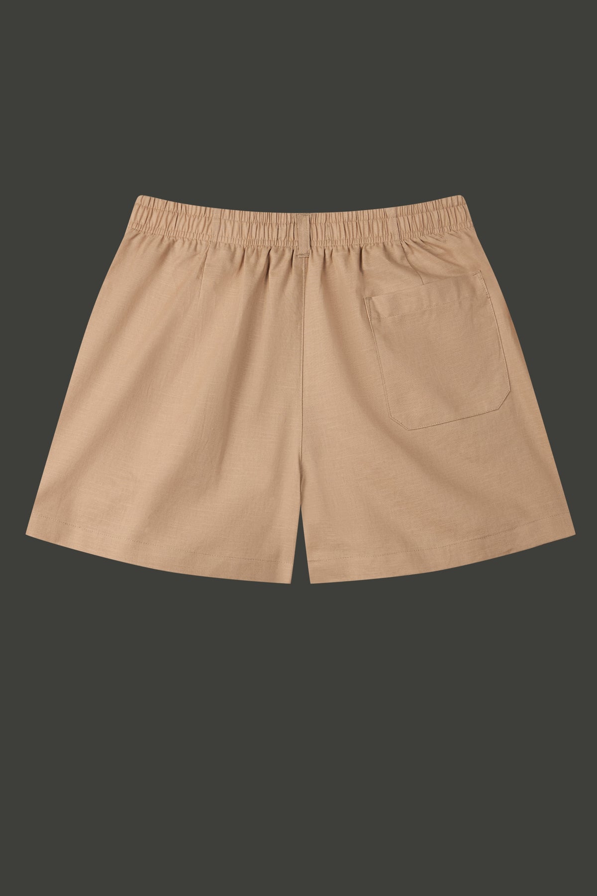 La Forbie Women's Linen Blend Knife Pleat Shorts