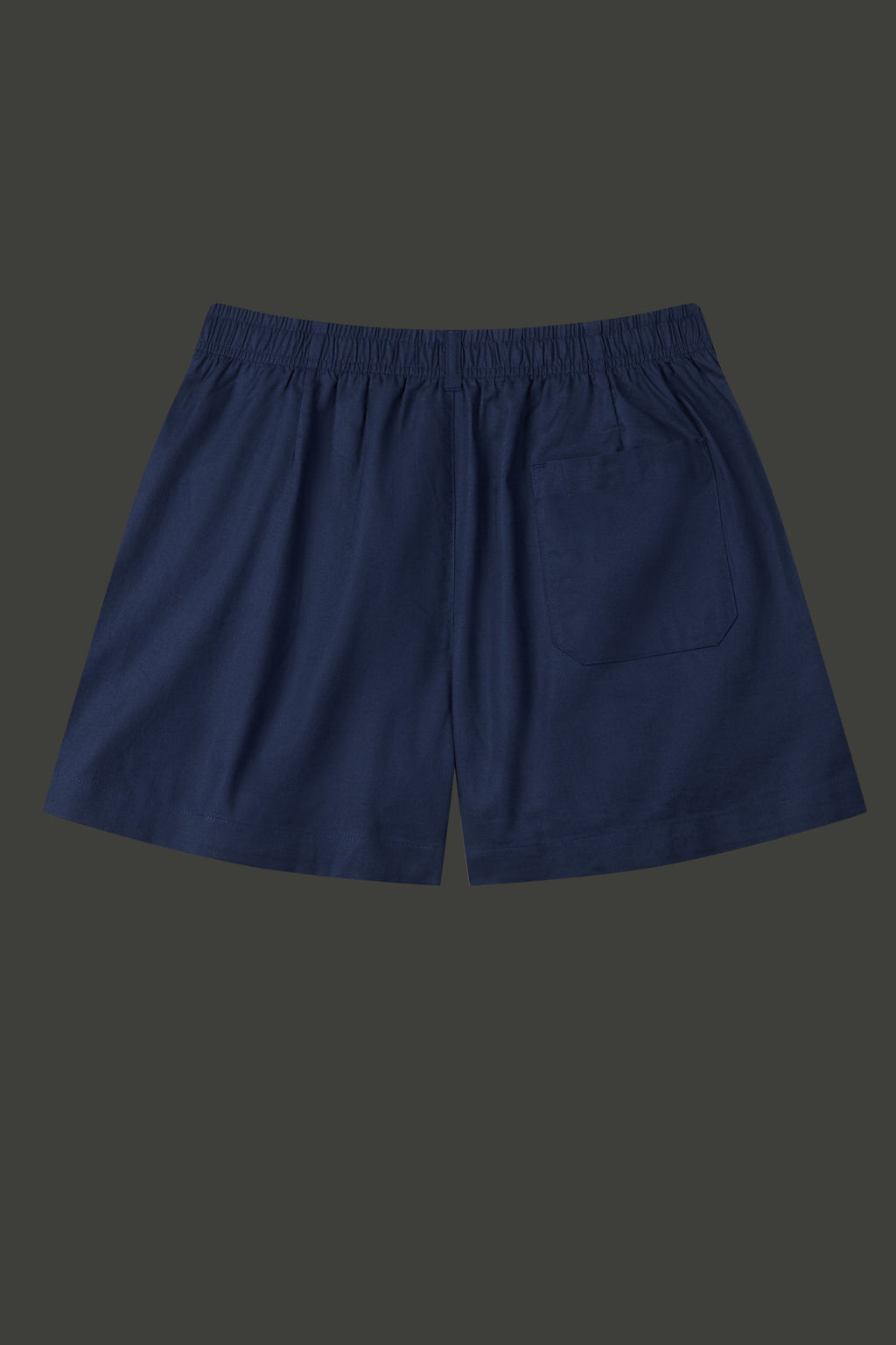 La Forbie Women's Linen Blend Knife Pleat Shorts