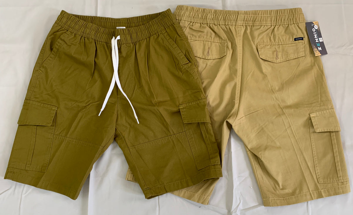 La Forbie Quần Short Cargo Nam Túi Hộp – Đàn Hồi Dây Rút, Nhiều Túi Tiện Lợi