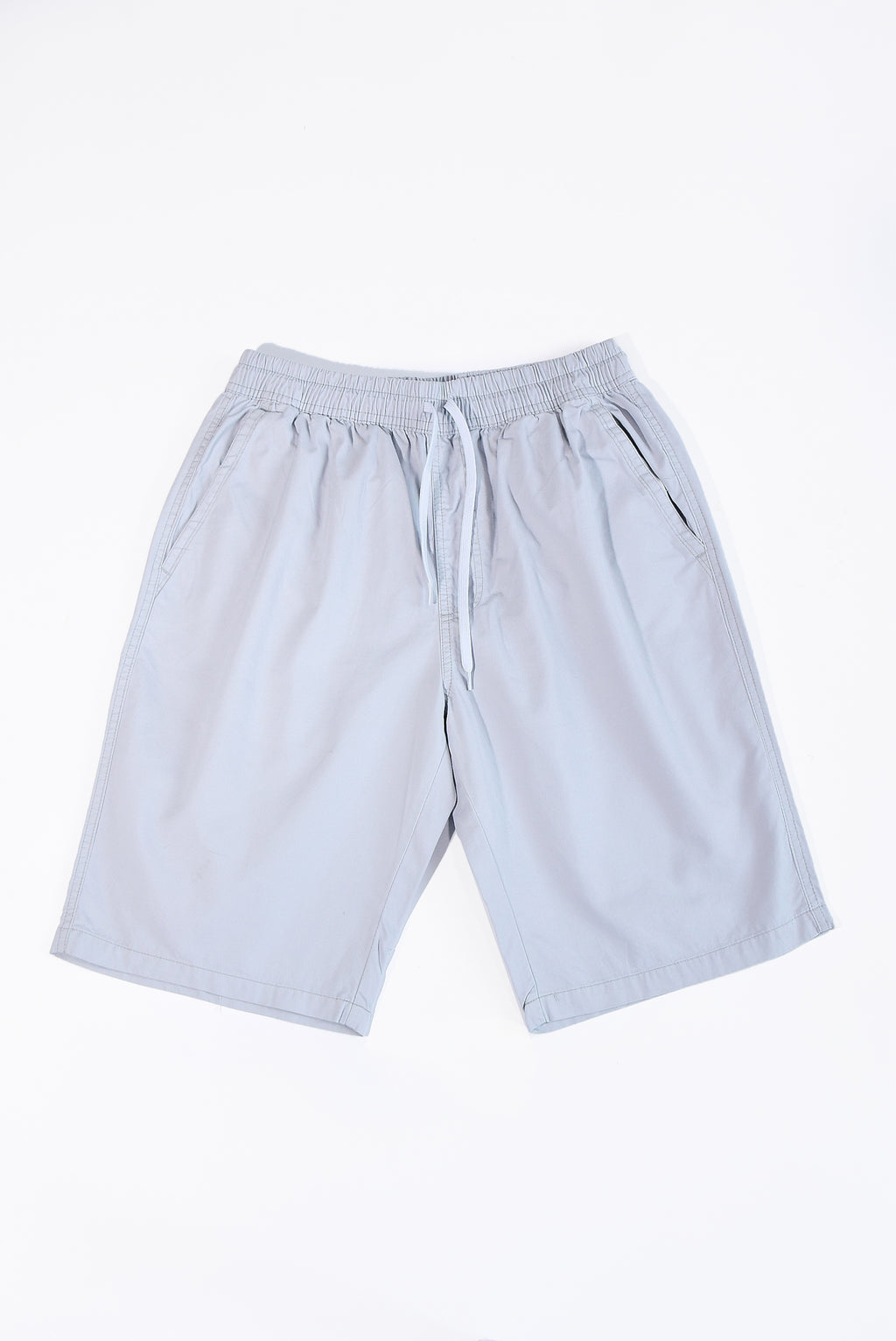 Zennio Quần short nam cotton dệt trơn lưng thun dây rút