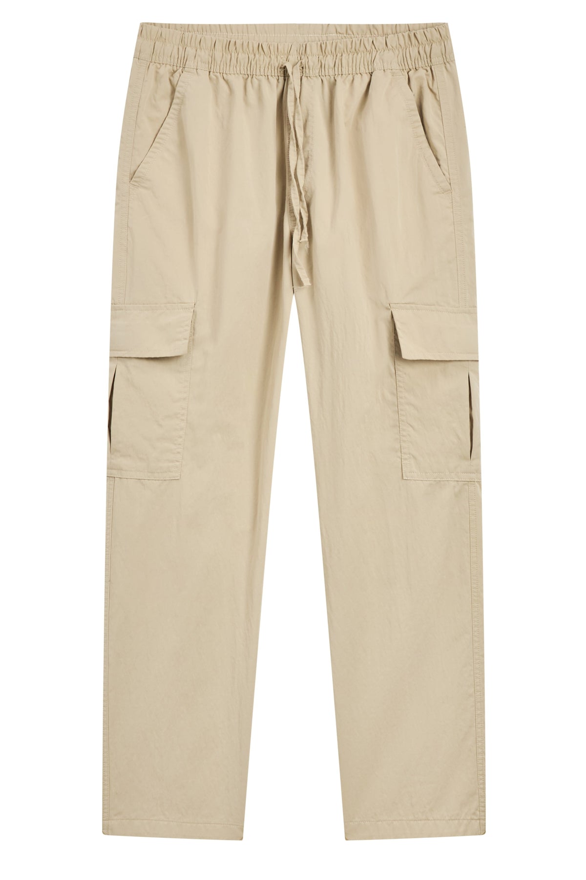 La Forbie Men’s Straight-Leg Cargo Jogger Pants with Elastic Waist