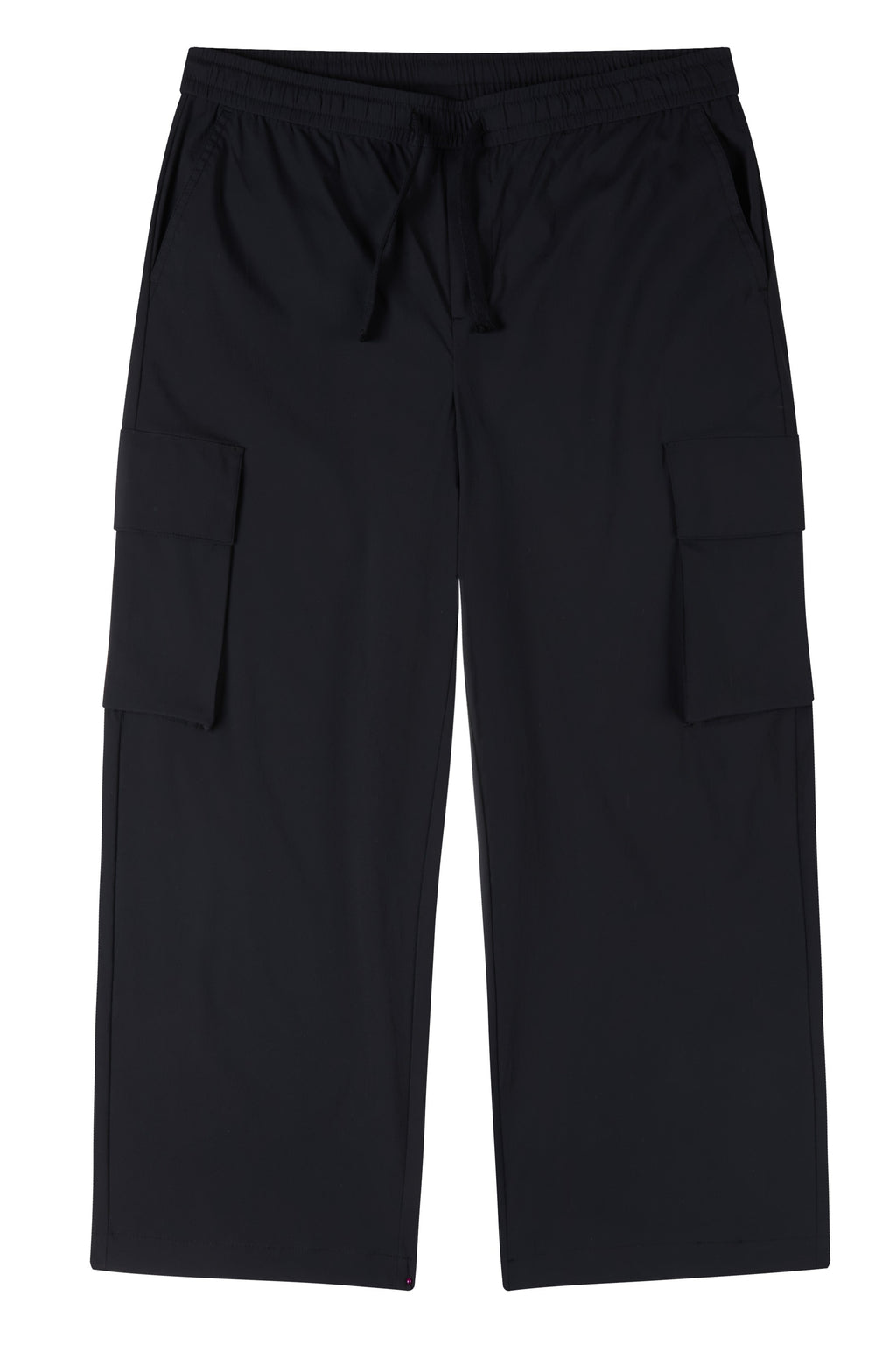 La Forbie Nylon Pull-On Cargo Pants with Drawstring Waist