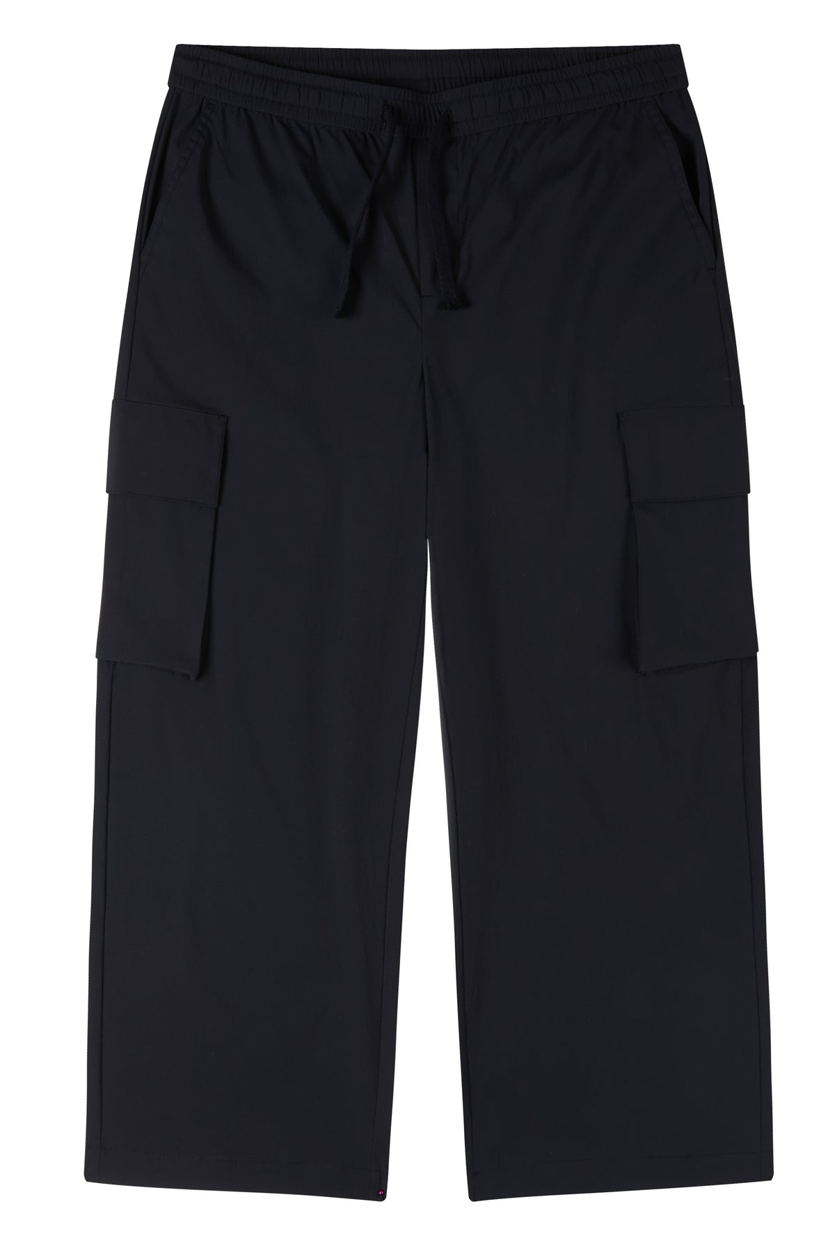 La Forbie Nylon Pull-On Cargo Pants with Drawstring Waist