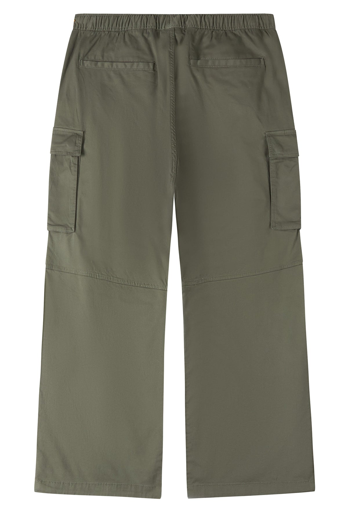 La Forbie Twill Pull-On Cargo Pants with Articulated Knees and Drawcord Hem
