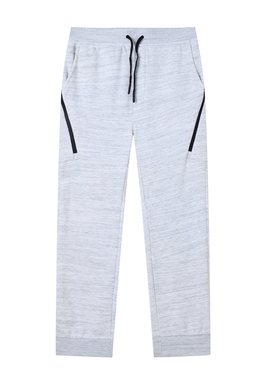 La Forbie Men’s Jogger Pants with Diagonal Zip Pockets