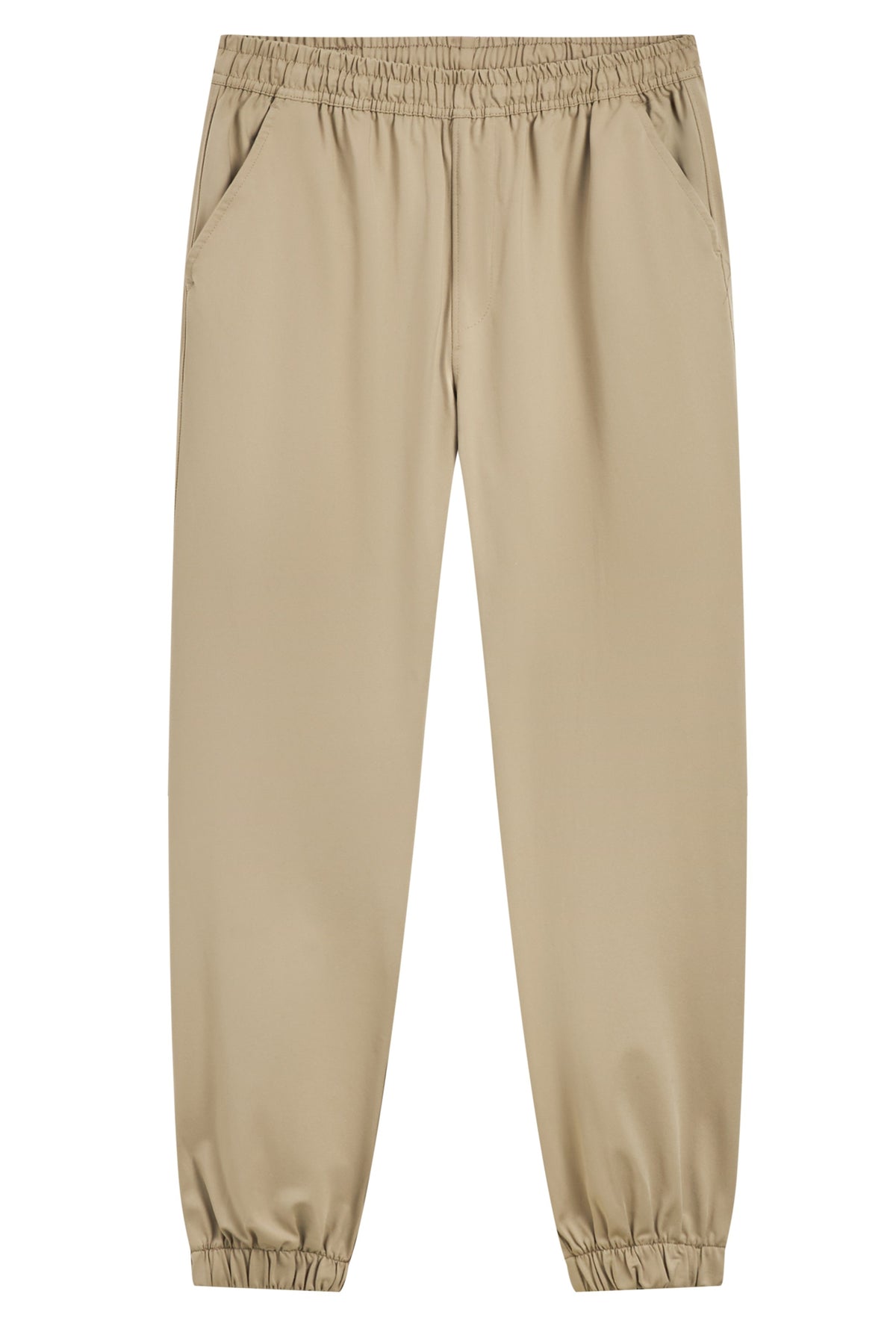 La Forbie polyester jogger pants with elasticated hem and back welt pocket