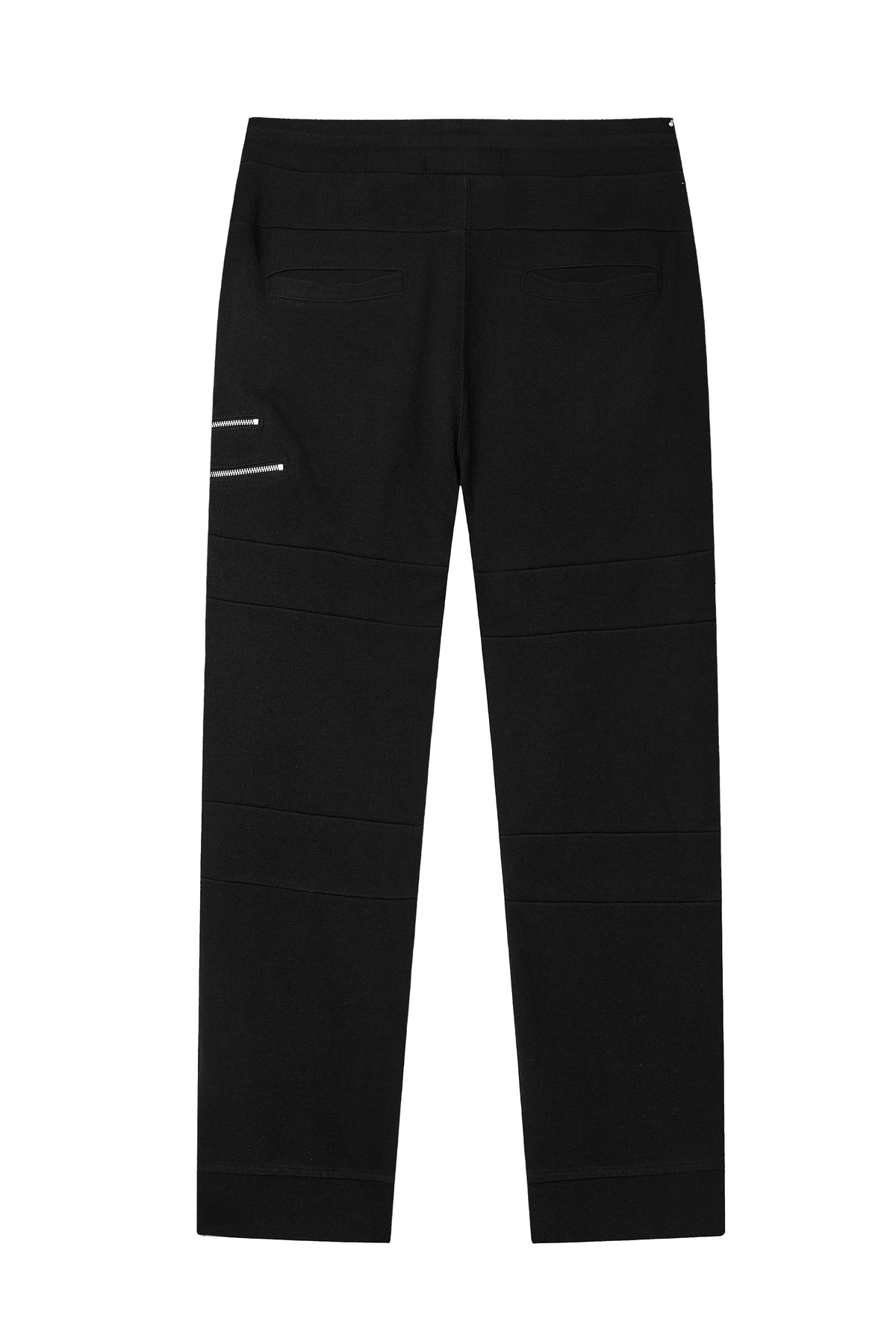 La Forbie Men’s Panelled Jogger Pants with Exposed Zip Detail