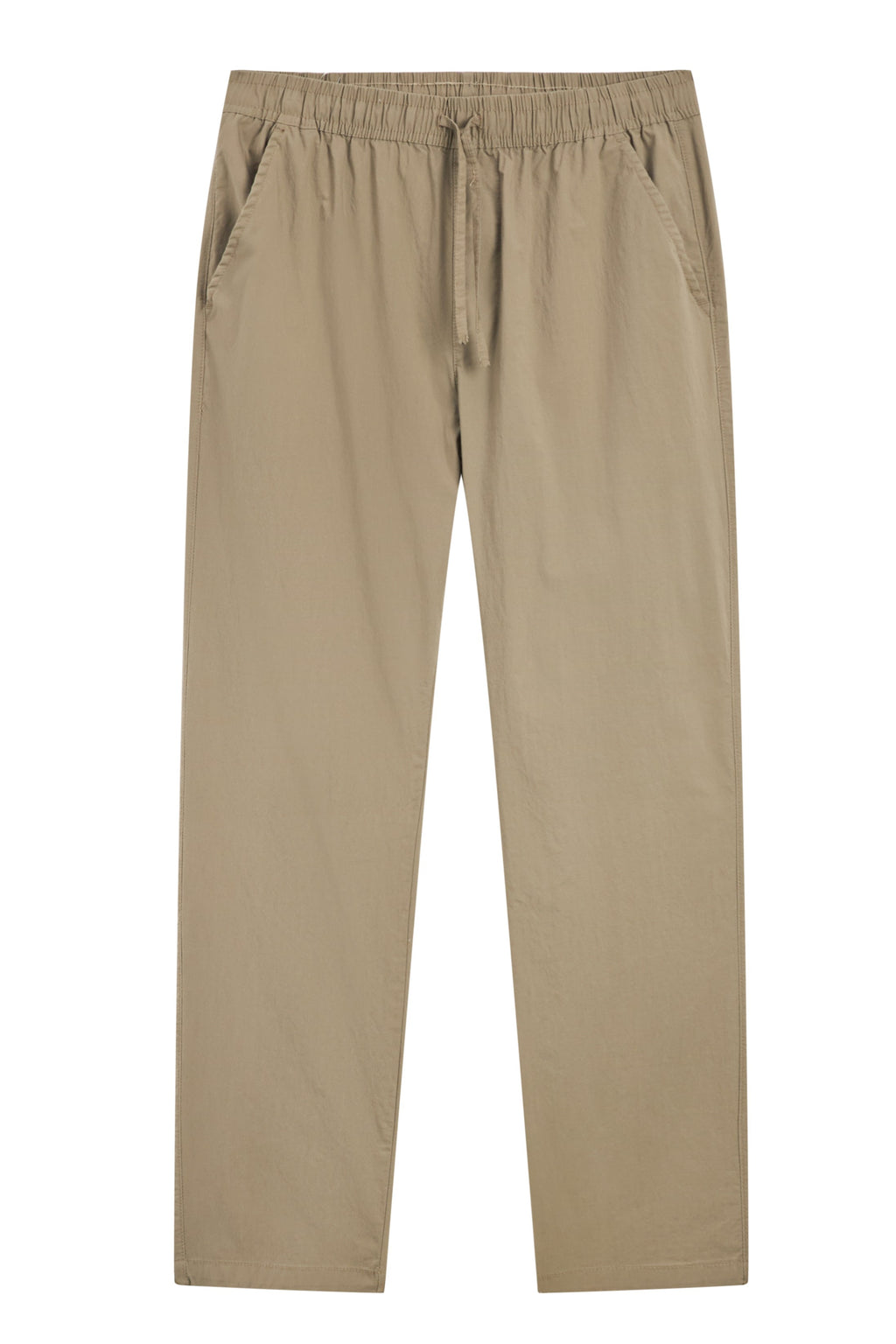La Forbie straight-leg cotton jogger pants with back welt pocket