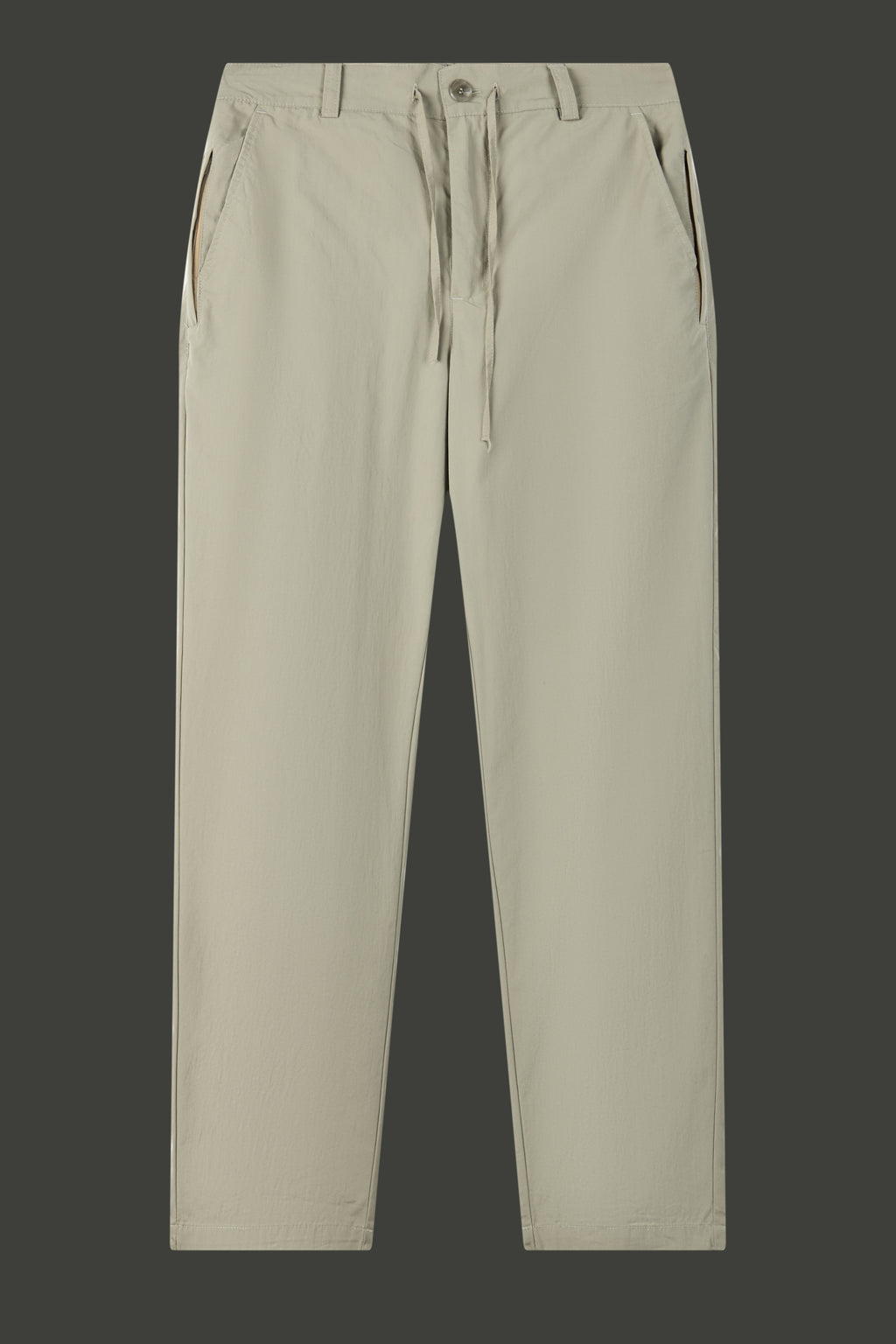 La Forbie Men's Relaxed Belted Elastic Pants with Layered Pockets