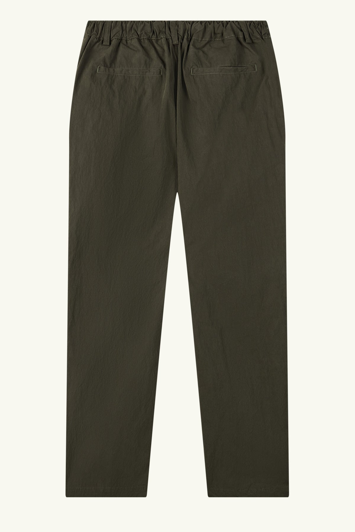 La Forbie Men's Relaxed Belted Elastic Pants with Layered Pockets