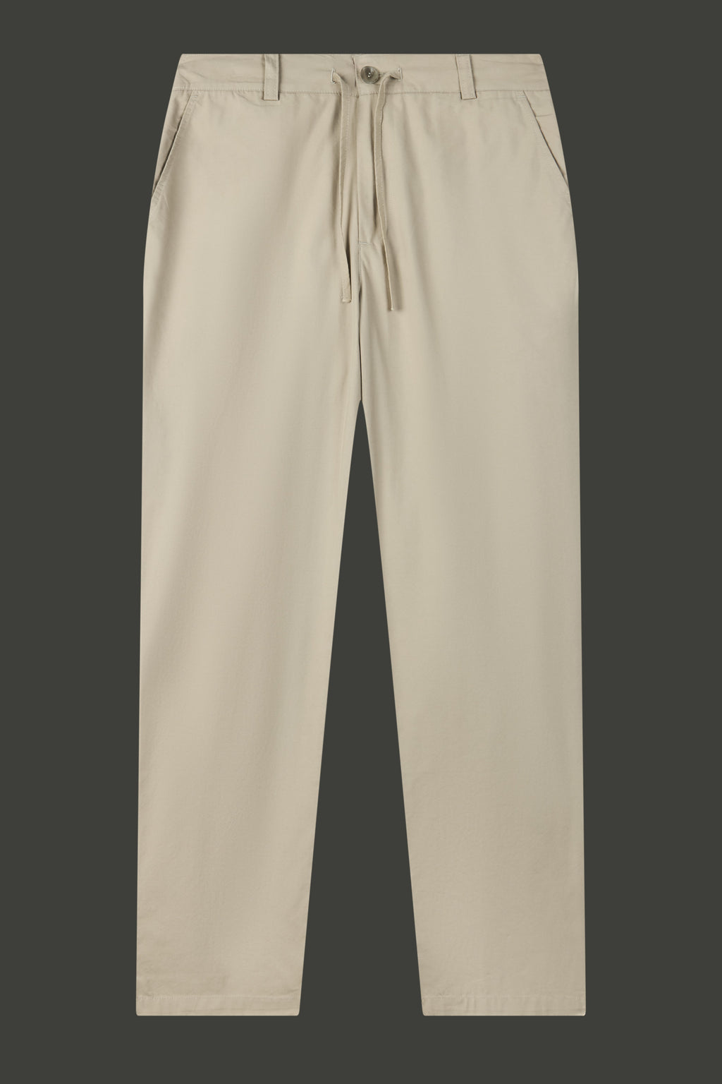 La Forbie Men's Relaxed Belted Elastic Pants with Layered Pockets
