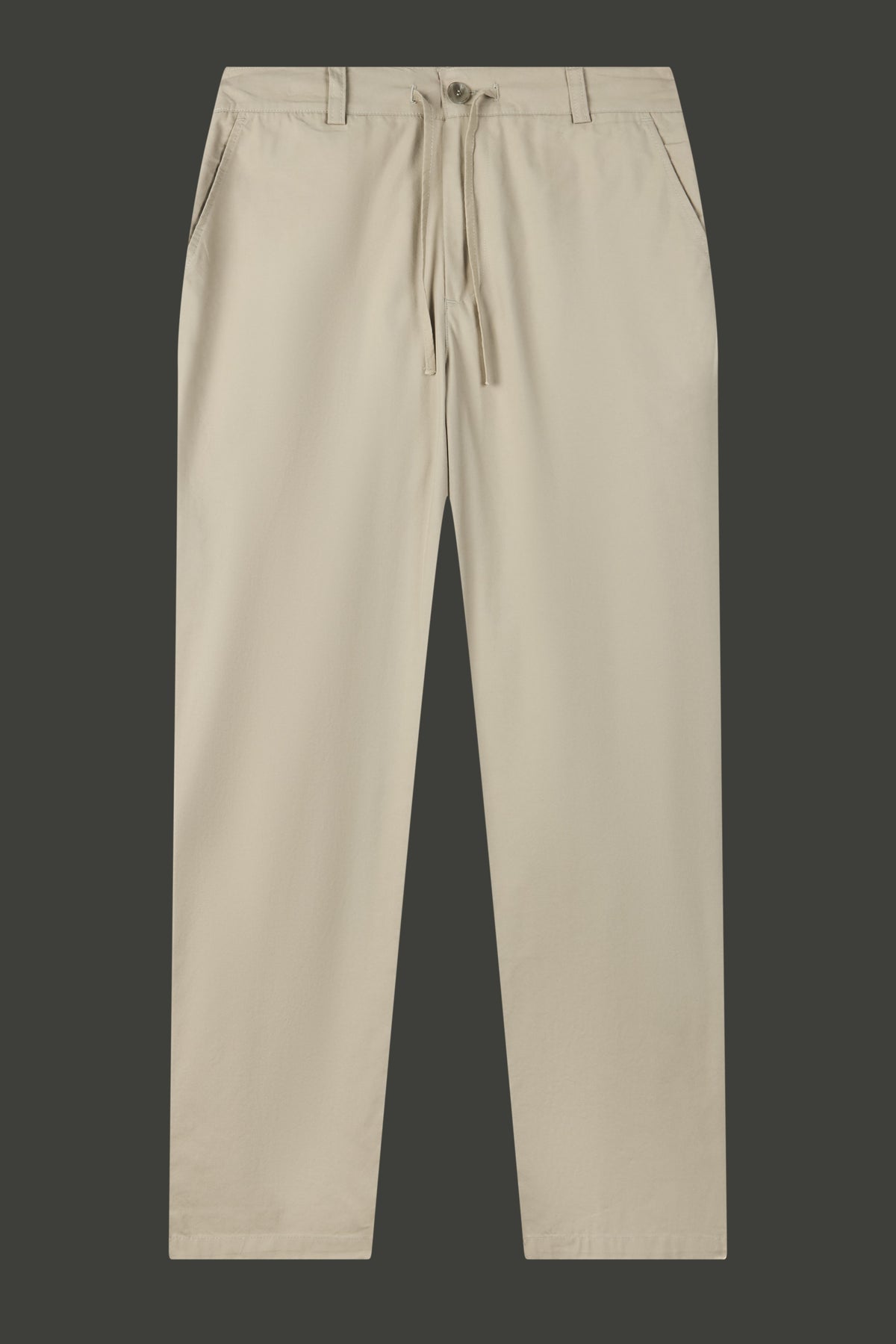 La Forbie Men's Relaxed Belted Elastic Pants with Layered Pockets