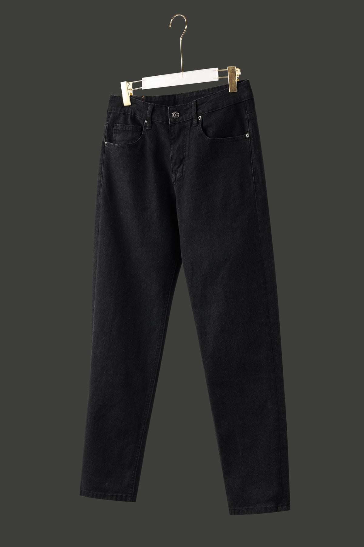 La Forbie Men's Stretch Slim Straight Jeans