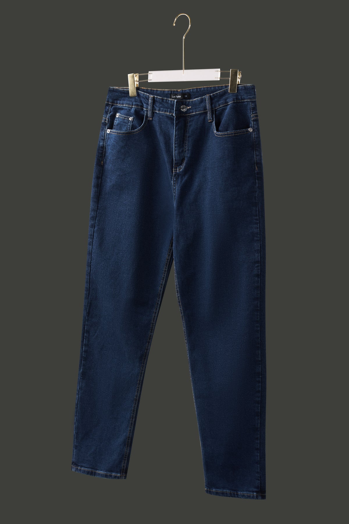 La Forbie Men's Slim Straight L2 Jeans