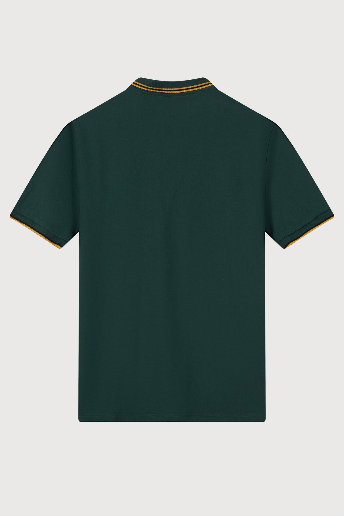 La Forbie Men’s Polo with Flat-Knit Collar