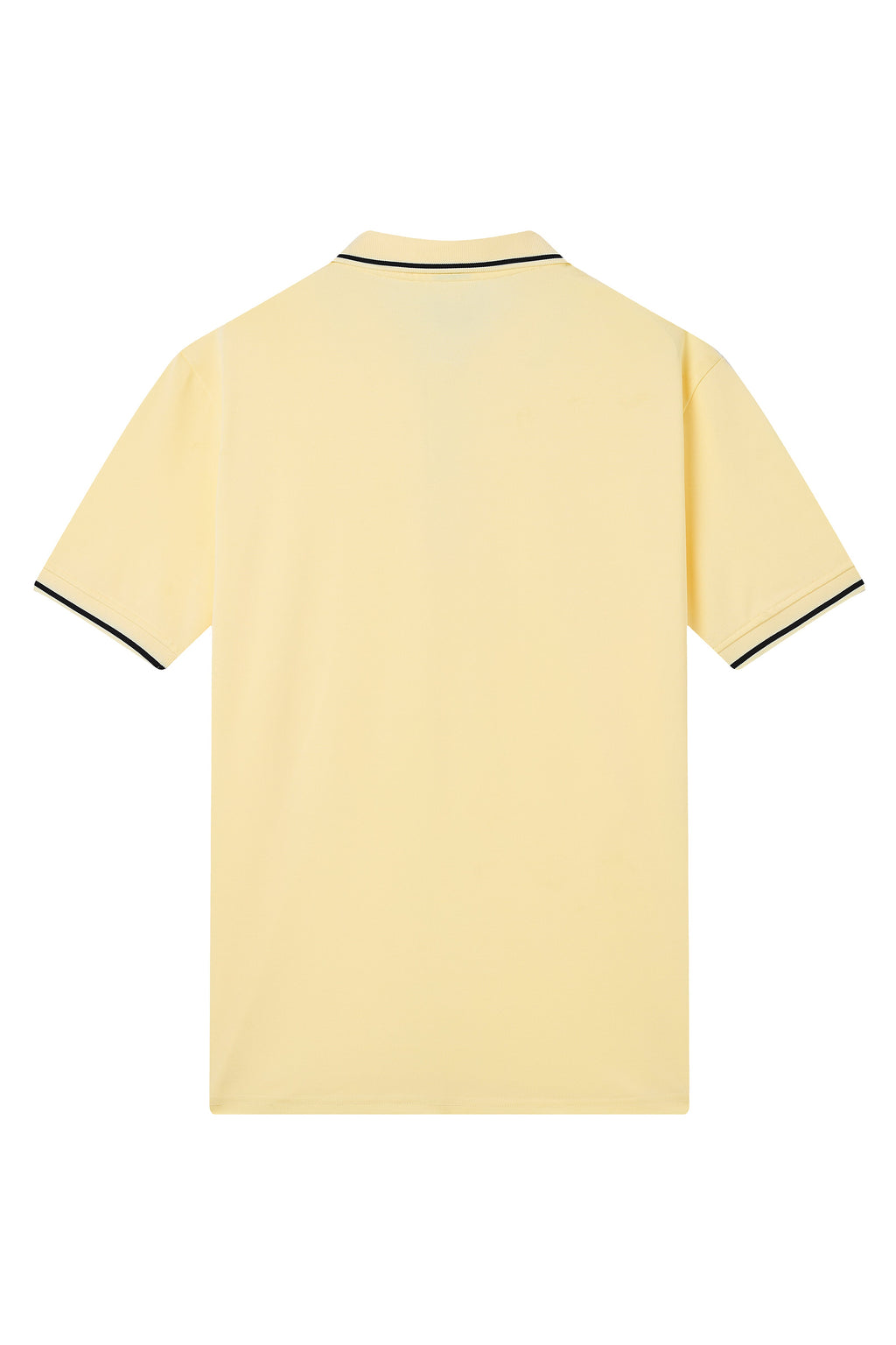 La Forbie Men’s Polo with Flat-Knit Collar