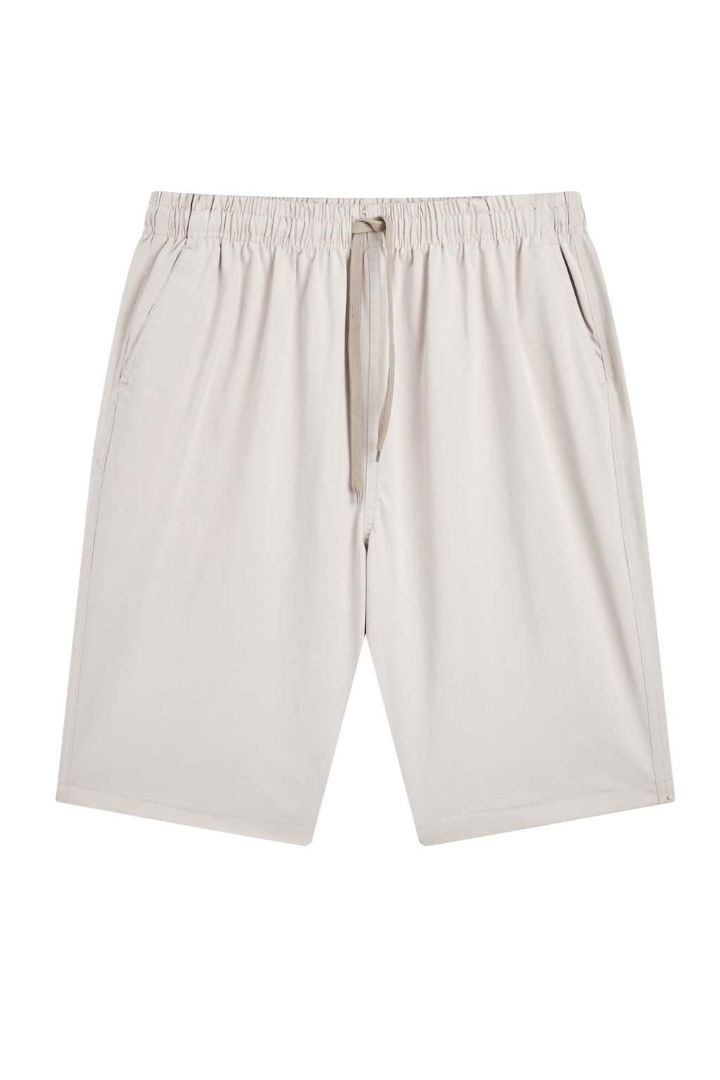 La Forbie Quần Short Nam Vải Dệt Trơn Co Giãn – Túi Sau Có Nắp, Phong Cách Casual