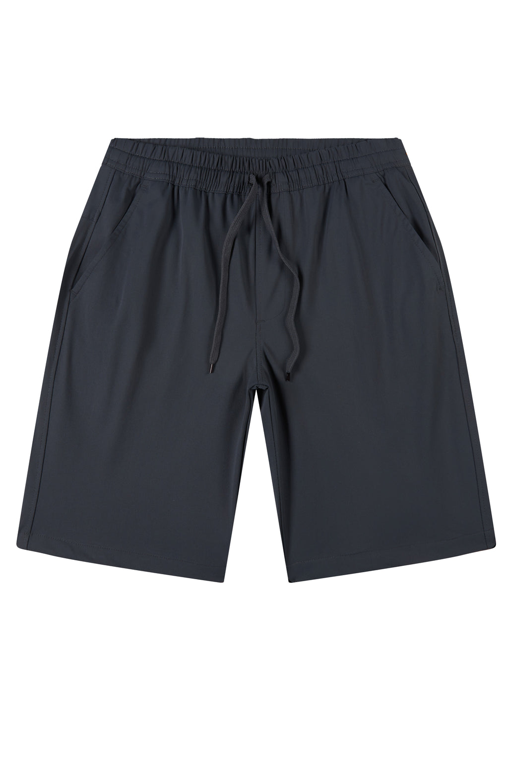 La Forbie Quần Short Nam Vải Dệt Trơn Co Giãn – Phong Cách Casual, Túi Mổ Sau