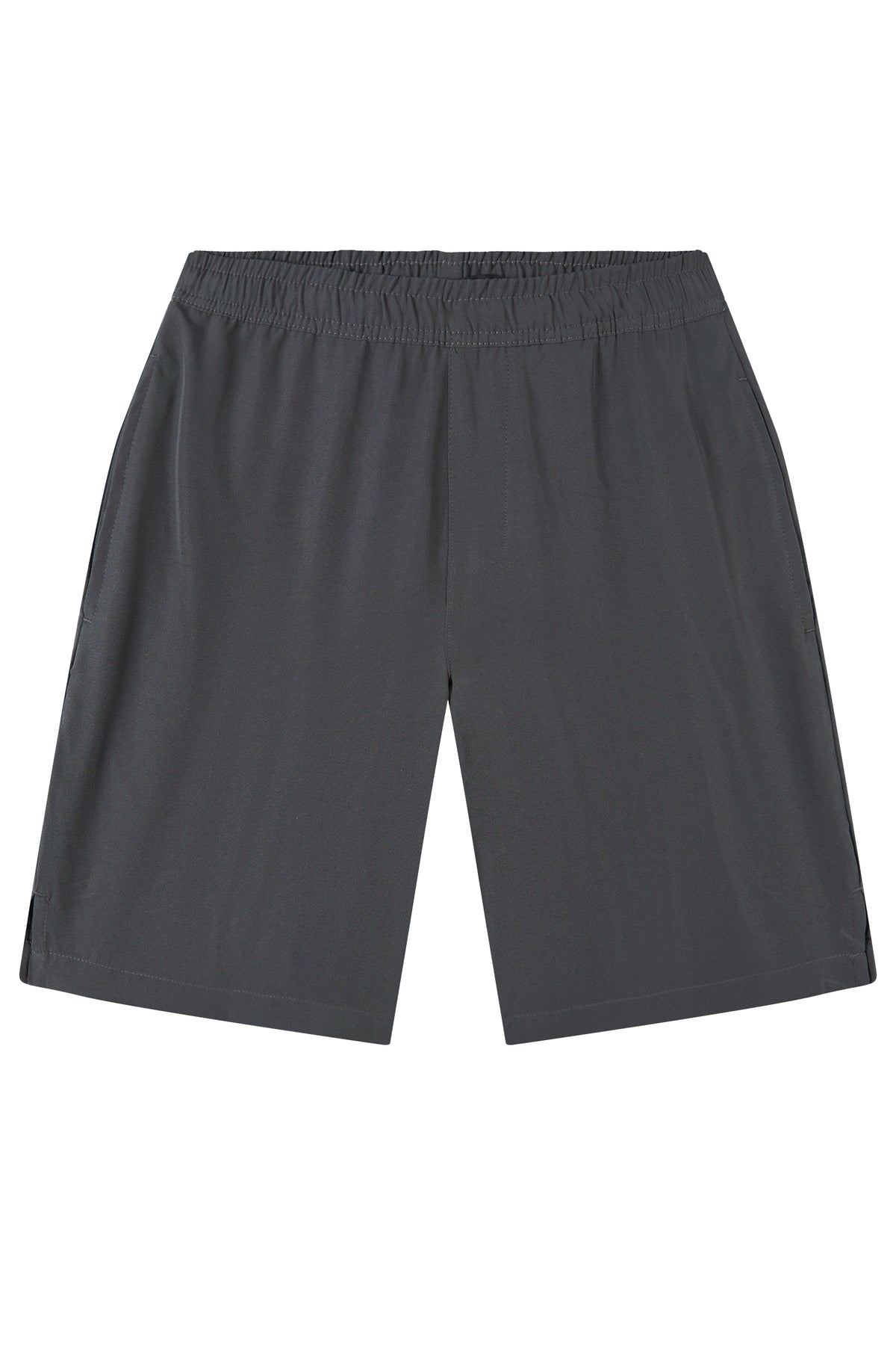 La Forbie Quần short mặc nhà nam vải dệt trơn si mỏng, cạp thun