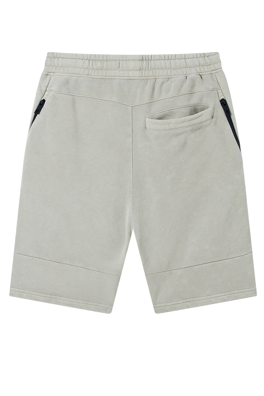 La Forbie Quần short casual nam vải nỉ, phối cầu mông sau, túi khóa kéo
