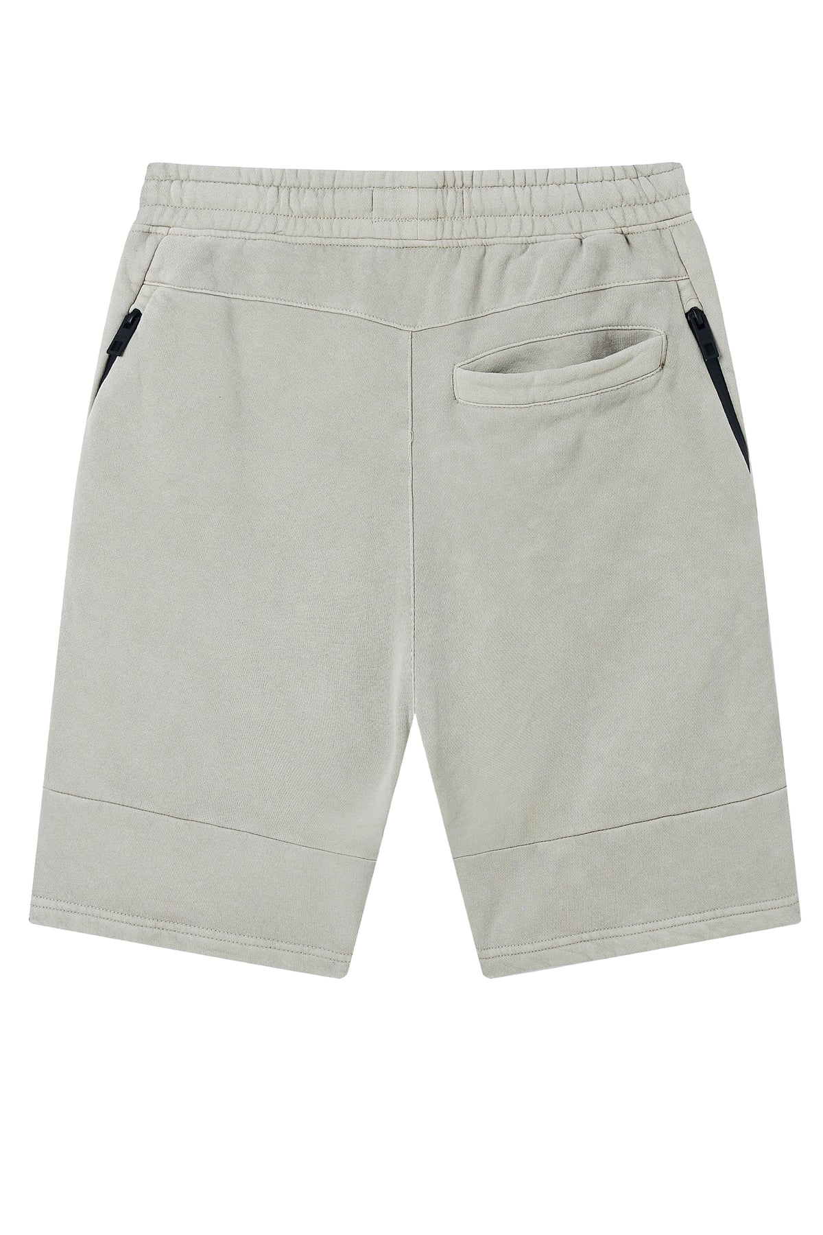 La Forbie Quần short casual nam vải nỉ, phối cầu mông sau, túi khóa kéo