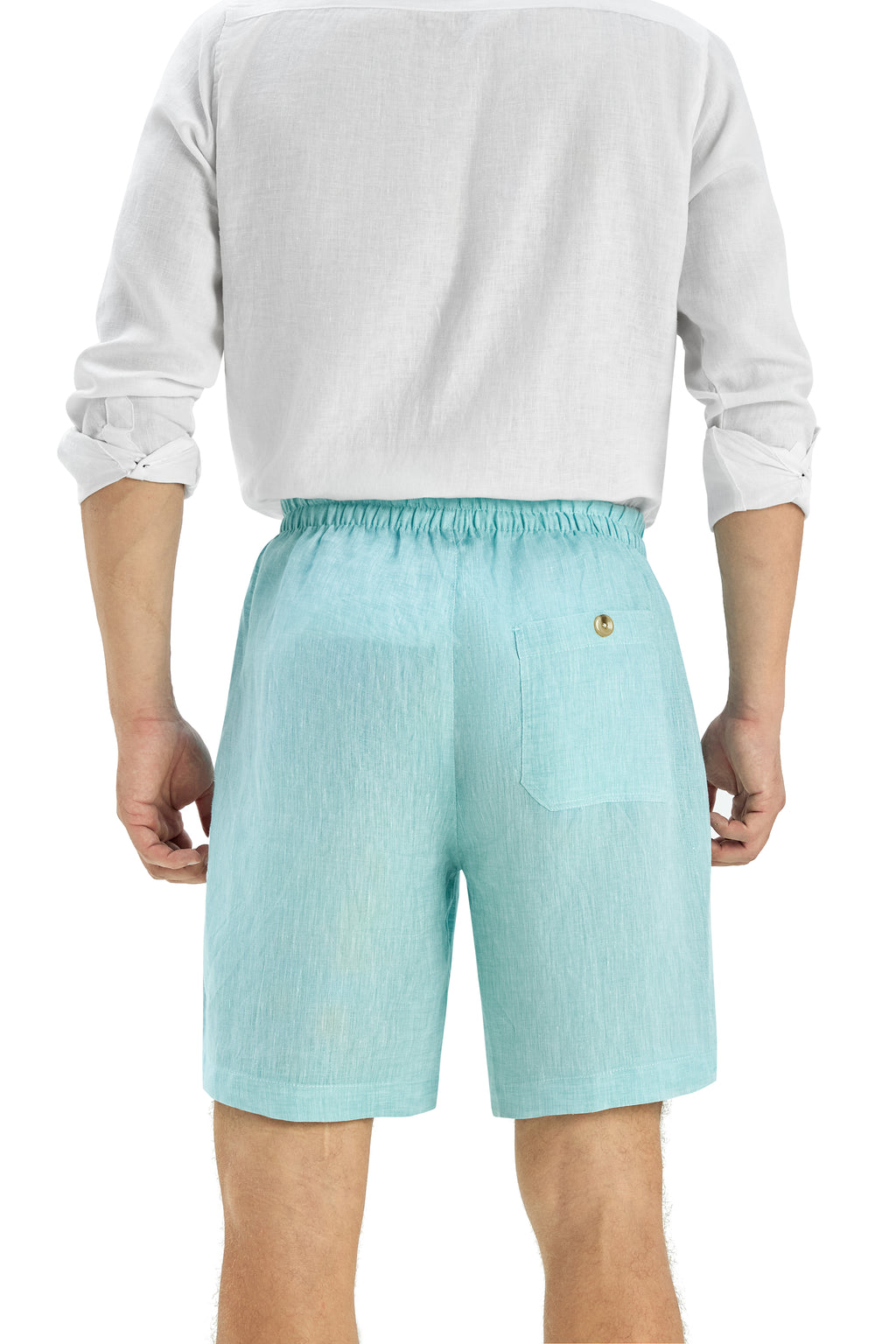 La Forbie Quần Short Linen Nam – Mát Mẻ, Thoải Mái, Thanh Lịch Tự Nhiên 