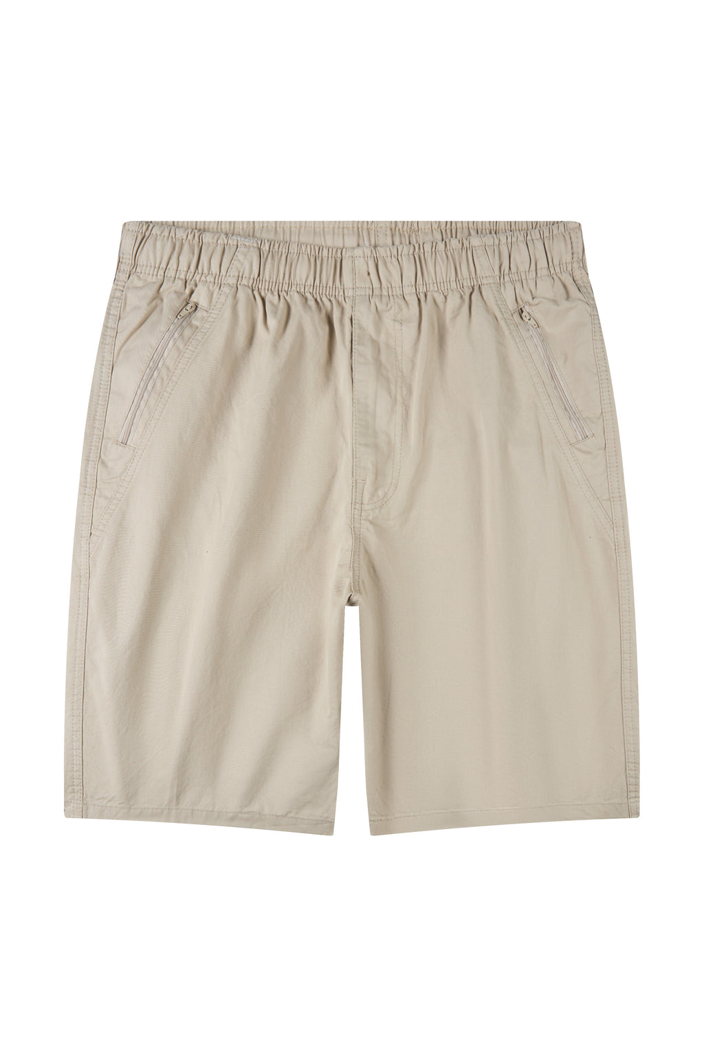La Forbie Quần short casual nam cạp thun, túi hông khóa kéo