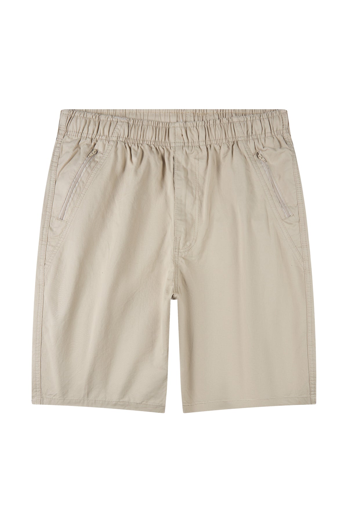 La Forbie Quần short casual nam cạp thun, túi hông khóa kéo