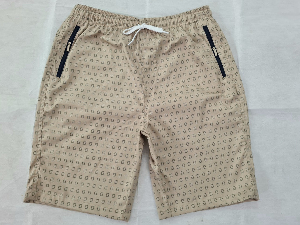 Zennio quần short nam casual túi trước khóa kéo đôi