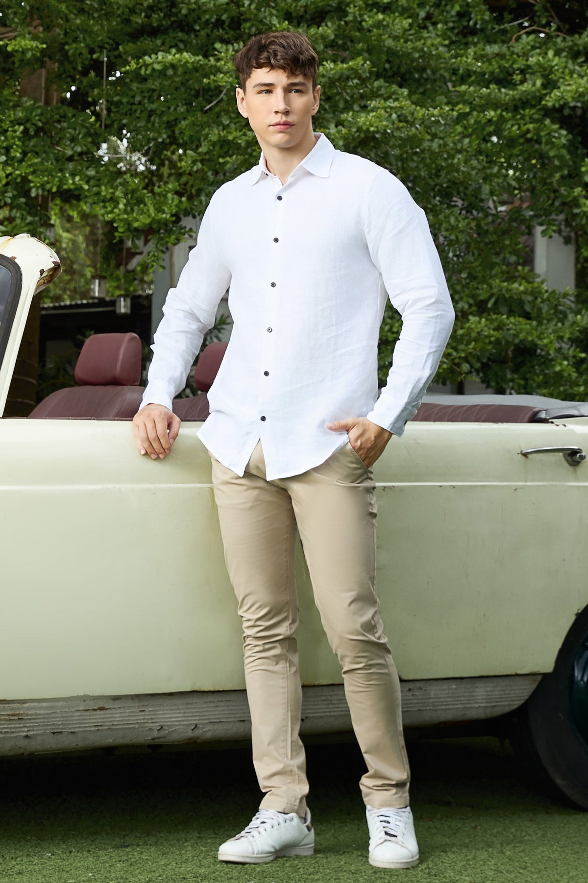 La Forbie Men’s Slim Fit Chino Pants