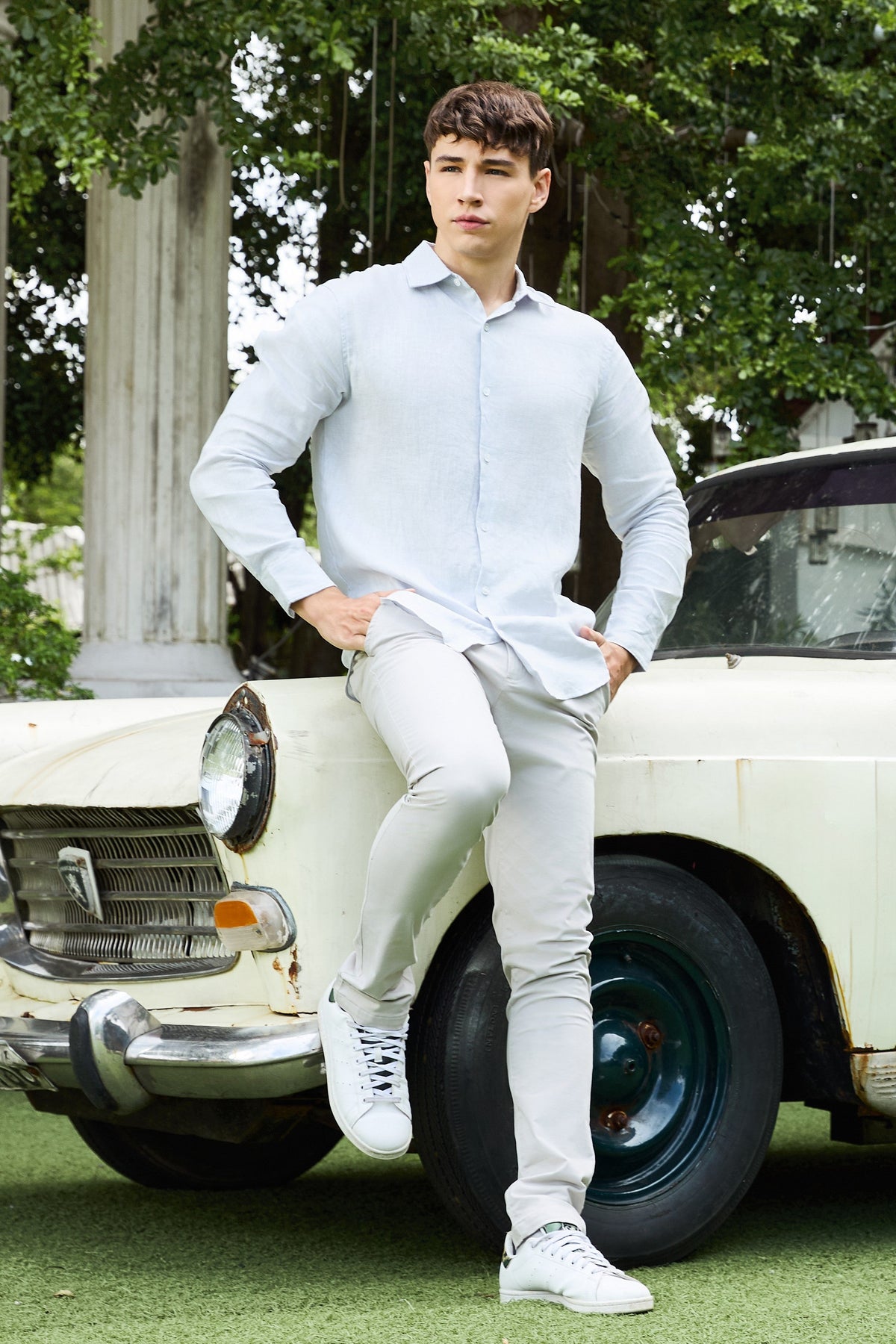 La Forbie Men’s Slim Fit Chino Pants