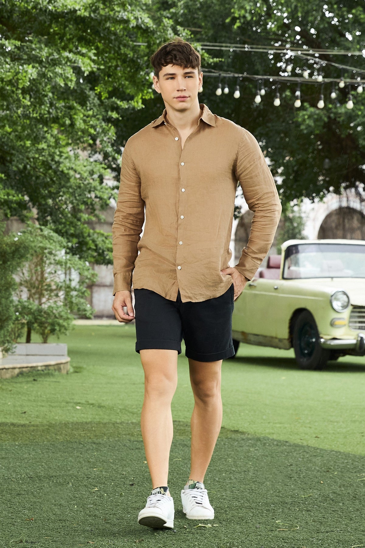 La Forbie Quần Short Chino Nam – Gọn Gàng, Mát Mẻ, Lịch Sự Mỗi Ngày 