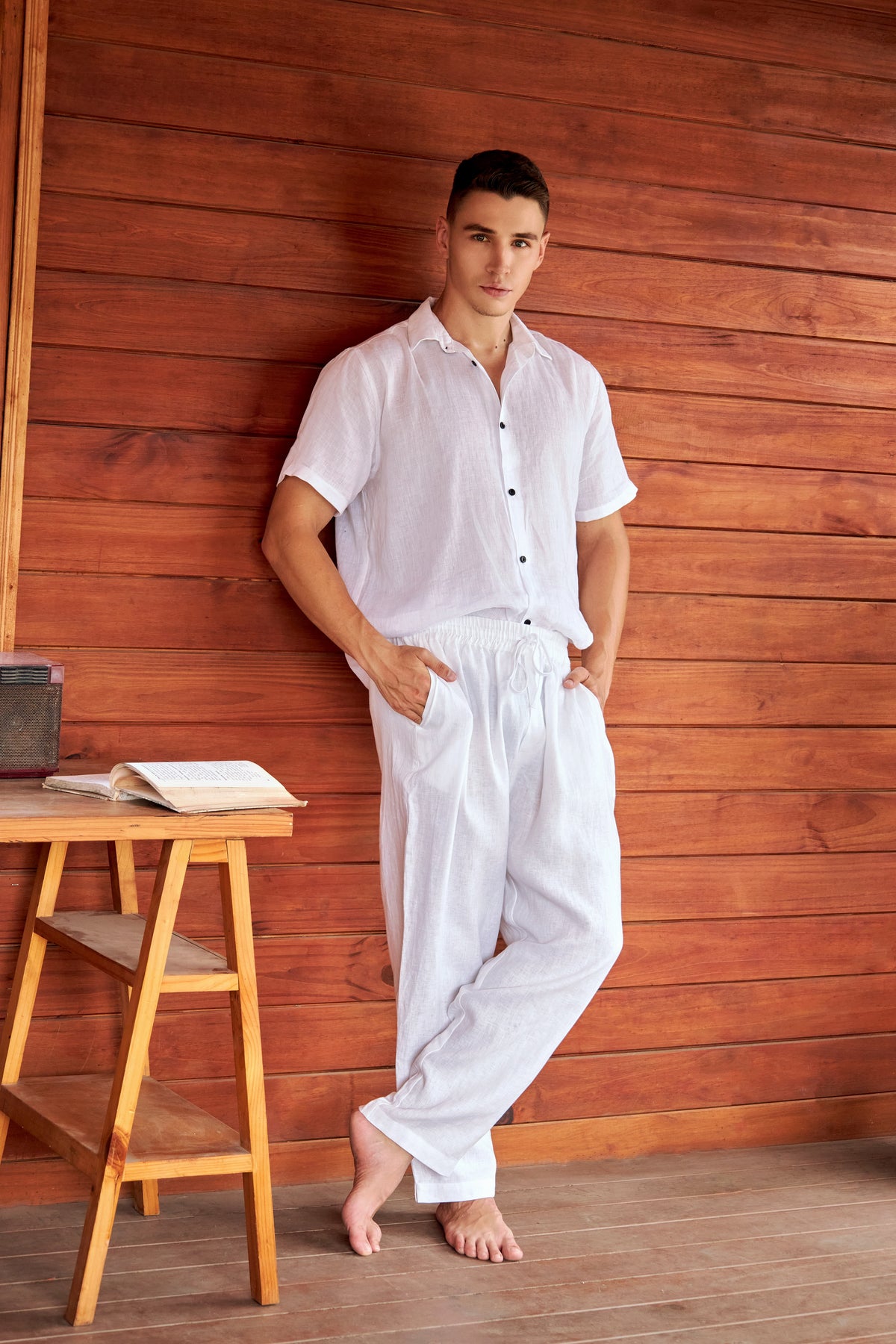 La Forbie Men’s Casual Linen Pants